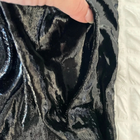 RtA Taja black fuzzy textured pants - Picture 11 of 12